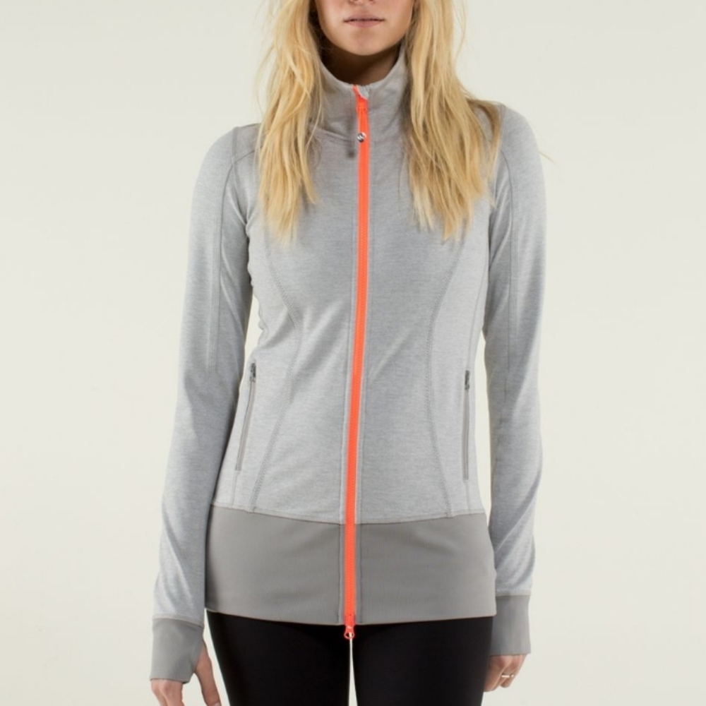 Lululemon Nice Asana Jacket Light Gray